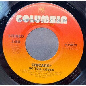 Chicago No Tell Lover / Take a Chance Rock 45 Columbia 3-10879 Stamped Demo